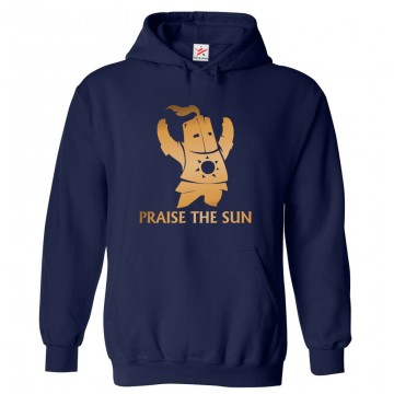 Praise The Sun Classic Unisex Kids and Adults Pullover Hoodie								 									 									